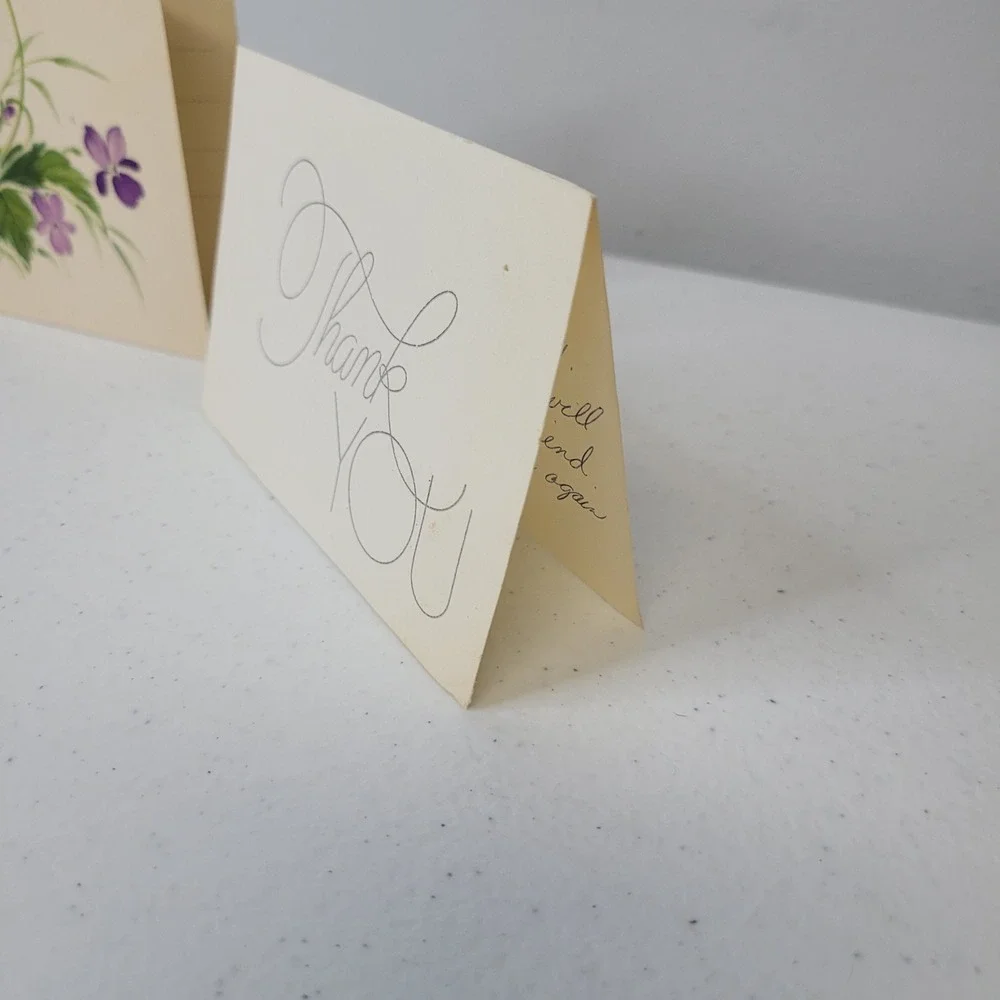VTG Hallmark Greeting Cards 1967‎ Teacher Appreciation Thank You Note Ephemera